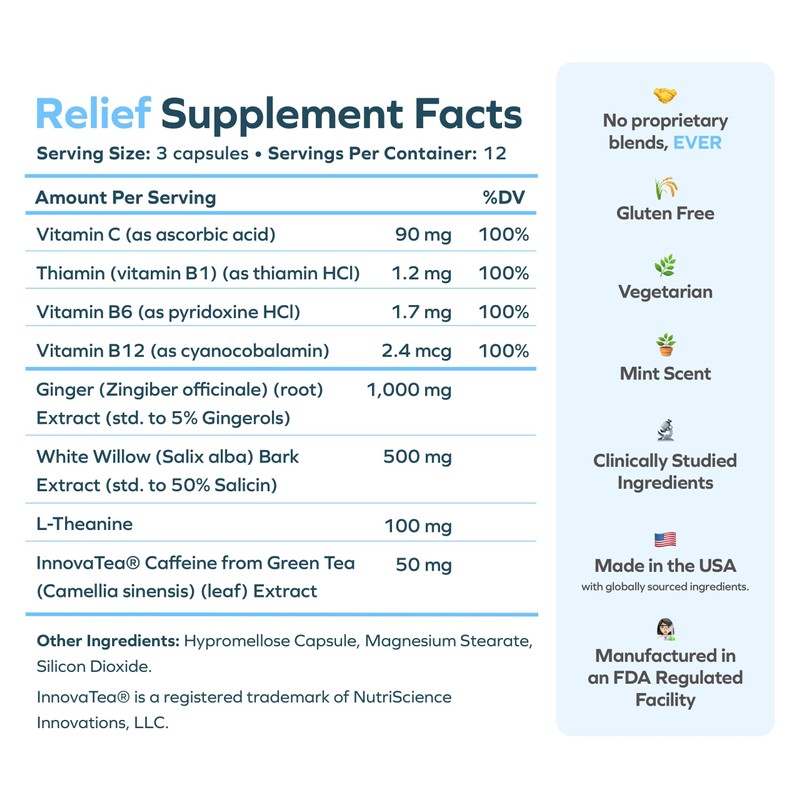 Cheers Relief | Next Morning Aid with Ginger + White