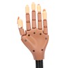 Flexible Movable False Fake Hands Nail Art Manicure Practice Hand