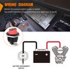 Nilight Battery Disconnect Switch 200A Master Disconnect Isolator 12V-48V On