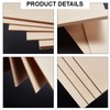 PandaHall Plywood Panels, 20 x 2 mm Basswood Blank Board,