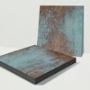 neukids distressed splashback metal rust, bronze blue splashbacks for kitchen,