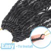 9 Packs Senegalese Twist Crochet Hair with Curly Ends Boho