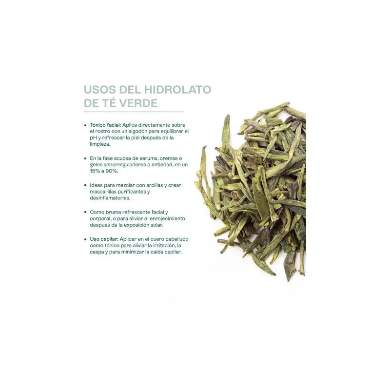 Hidrolato De Té Verde Facial Orgánico 5 L