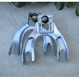 superdigitaloutlet PAIR SILVER FRONT CAMBER UPPER CONTROL ARM KITS For 1994-2001 ACURA INTEGRA DC2