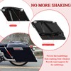 WOWTK Hard Saddlebag Rubber Grommets & Support Cushions Mounts for