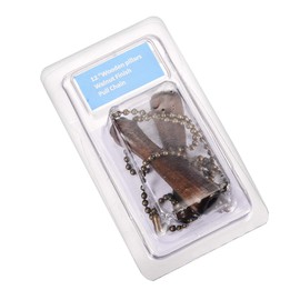 sourcing map Pack of 2 Wooden Columns Pendants 12 Inch Antique Brass Pull Chain for Lighting Fan