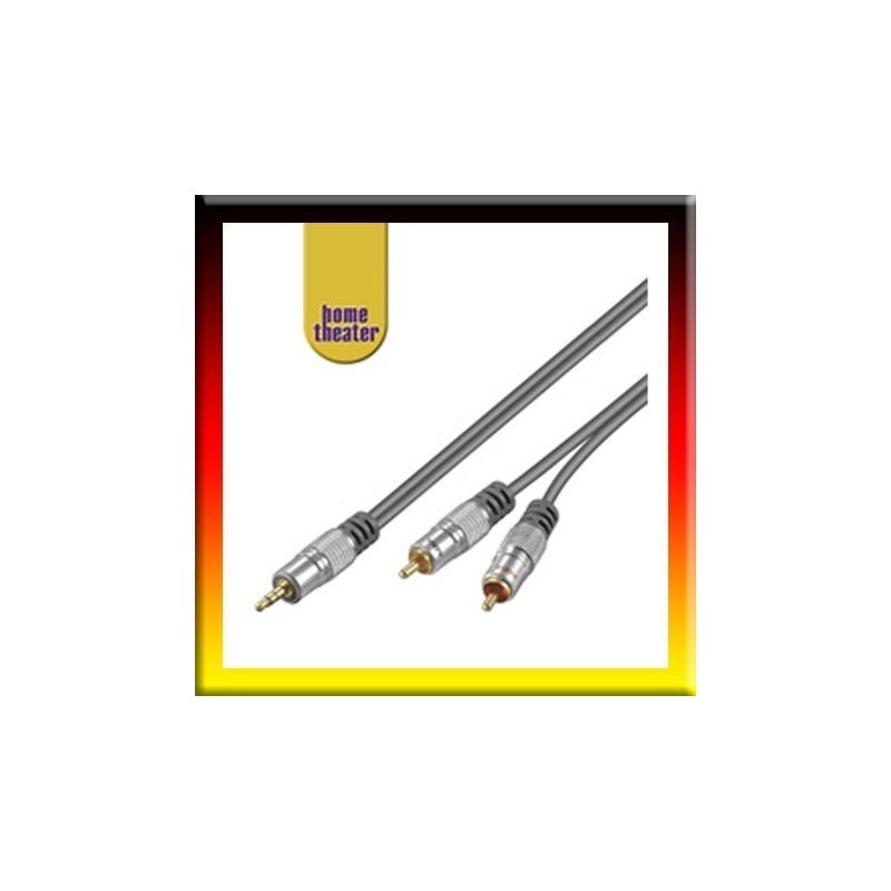 Home Theater HT 90-150 Cinchkabel (3,5mm Stereo-Stecker auf 2x Cinch-Stecker)