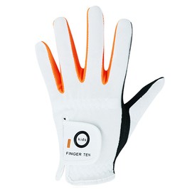 Golf Gloves Kids Youth Junior Toddler Boys Girls 1 Pack Left Hand, Breathable Microfiber Synthetic Right Handed Golfer Glove for Age 4-13 Years Old (White, L)
