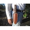 RiverView Enterprise Knife Sheath Riveted Genuine Leather - Up to