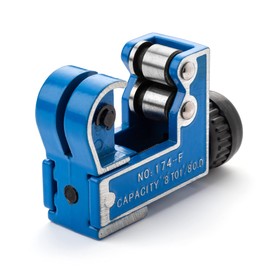 Loreso Copper Pipe Tubing Cutter - Mini Tube Cutter for 1/8" 1/4" 1/2" to 1 1/8" Inches For Copper Brass Aluminum & Thin Stainless Steel Pipes (3-28mm) OD- Mini