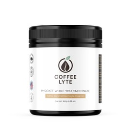 Coffee Lyte – Electrolyte Coconut Creamer for Coffee | Salted Caramel Flavor | Hydration Supplement with Electrolytes & Coconut Milk Powder | Dairy-Free, Keto-Friendly, Vegan | 60 Servings