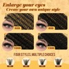 QUEWEL Cluster Lashes 4 Stile 450 STK Einzelne Wimpern 10-18