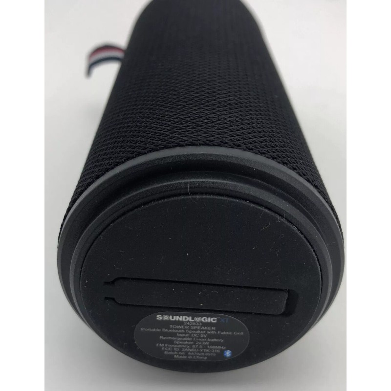 Soundlogic XT Portable Bluetooth Tower Speaker with Fabric Grill GREAT