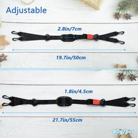 XCSJ 2 Pieces Universal Protective Helmet Chin Strap Adjustable Helmet Strap Construction Helmet Chin Strap Helmet Strap Chin Protection Removable Chin Strap Helmet Accessories for Lower Jaw Helmets