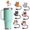 XANGNIER Cute Silicone Straw Cover Cap for YETI Cup,6 Pcs