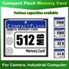 256MB Compact Flash Memory Card for Camera, Advertising Machine, Industrial