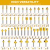 Yueqing Zhongji 100-Piece Router Bit Set 1/4" Shank 100Pcs Expert