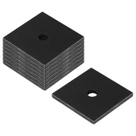 MOUNTAIN_ARK 8 Pack 3" x 3" Flat Square Washer Plate for 1/2" Bolt, Weld On Steel Plate, Thick 5.7 mm