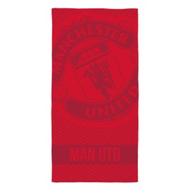 Manchester United FC Officially Licenced Towel | Super Soft Feel, Goal Design | Perfect The Home, Bath, Beach & Swimming Pool | One Size 80cm x 160cm | 340gsm 100% Cotton