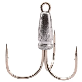 4 Pcs Snagging Hooks Snagging Weighted Treble Hooks （6/0, 8/0, 10/0, 12/0, 14/0,16/0） (10/0-4pcs)