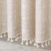 MitoVilla Boho Small Stall Shower Curtain 36 x 72, Tan