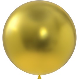 36 inch Metallic Gold Giant Balloons, 4pcs large latex round balloons for Photo Shoot, balloons garland or arch as wedding decorations, retirement party,baby shower party,birthday decorations