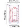 Ackers 4oz Glass Measuring Cup – Shot Glass with Ounce,Ml,Cups