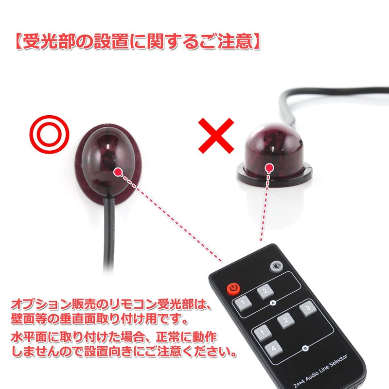 FX-AUDIO- LS-02J [Black] Remote Control Compatible 2:4 Multi Audio Line