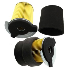 HIFROM Pack of 2 Air Filter with Pre Filter Replacement for Yamaha G1 2 Cycle 1978-1989 and Gas Golf Cart G14 4 Cycle Gas 1995-1996 JF7-14450-01 J10-14417-00
