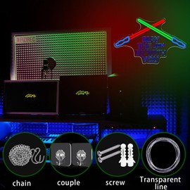 Lightsaber Neon Sign May The 4th Be With You Neon Signs Game Room Decor Dimmable Led Swords Light for Wall Decor Bedroom Living Room Birthday Gifts for Fans