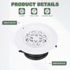 PATIKIL 4 Inch Round Air Vent Cover, 6 Pack ABS