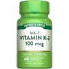 Nature's Truth Vitamin K2 MK-7 | 100 mcg | 60 Softgels | Non-GMO & Gluten Free Supplement