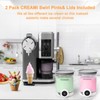 NiuBeBe Ninja Swirl CREAMi Replacement Containers, Compatible with Ninja Creami