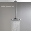 Bropury adjustable L-Shaped 11.5-18Inch Shower Head Extension Arma and conversion