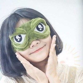 Sad Frog Eye Mask Portable Eye Mask In-flight Eye Mask frog eye patch 2ea