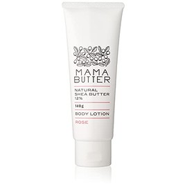ママバター 無添加 ボディローション ローズ 【シアバター配合 高保湿 】 140ｇ 140グラム (x 1)