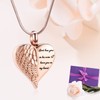 Minicremation Cremation Heart Urn Necklace Ashes Jewelry for Women Men
