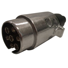 AB Tools Trailer/Caravan Plug 7 Pin N Type Aluminium Metal Casing TR040