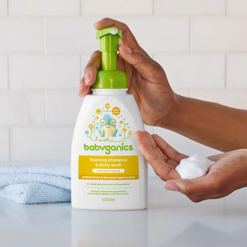 Babyganics Shampoo Y Gel De Baño 2 En 1 Manzanilla