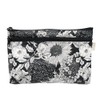 W Zipper Pouch, Liberty, Made in Japan, Dunclair Black