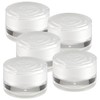 5 x 15 ml Designer Gel Jars (Empty) Pearl White