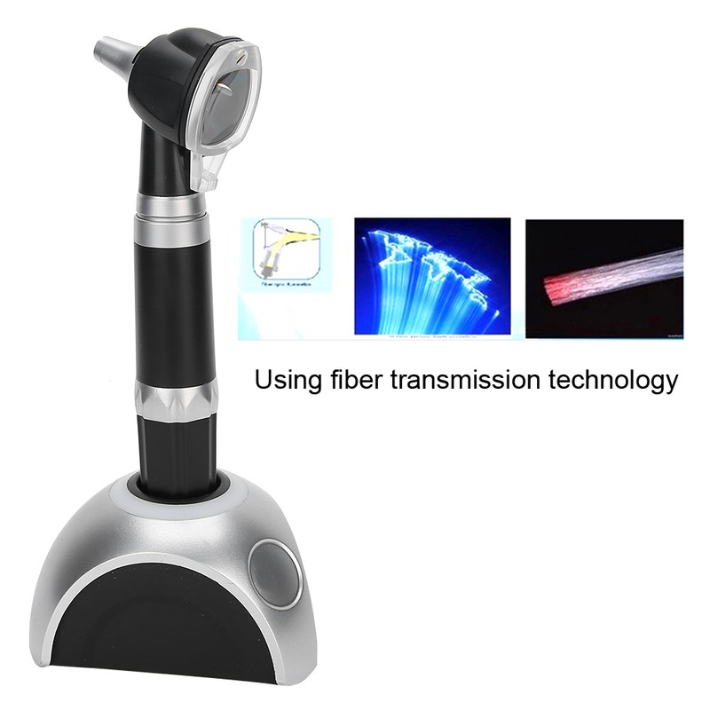 Rechargeable Fiber Optic Ophthalmoscope Otoscope Ear Eye Examination Devices Tool