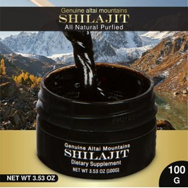 Pure Shilajit Resin 5 Month Supply Golden Grade Altai Mountains Russia