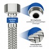 VIOKS Reinforced Hose Fitting Connection Hose 50 cm Flex Water