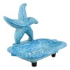 Cast Iron Marine Ocean Coastal Rustic Blue Starfish Sea Star