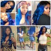 Blue Bundles Human Hair LadrXadr Dark Blue Body Wave Bundles