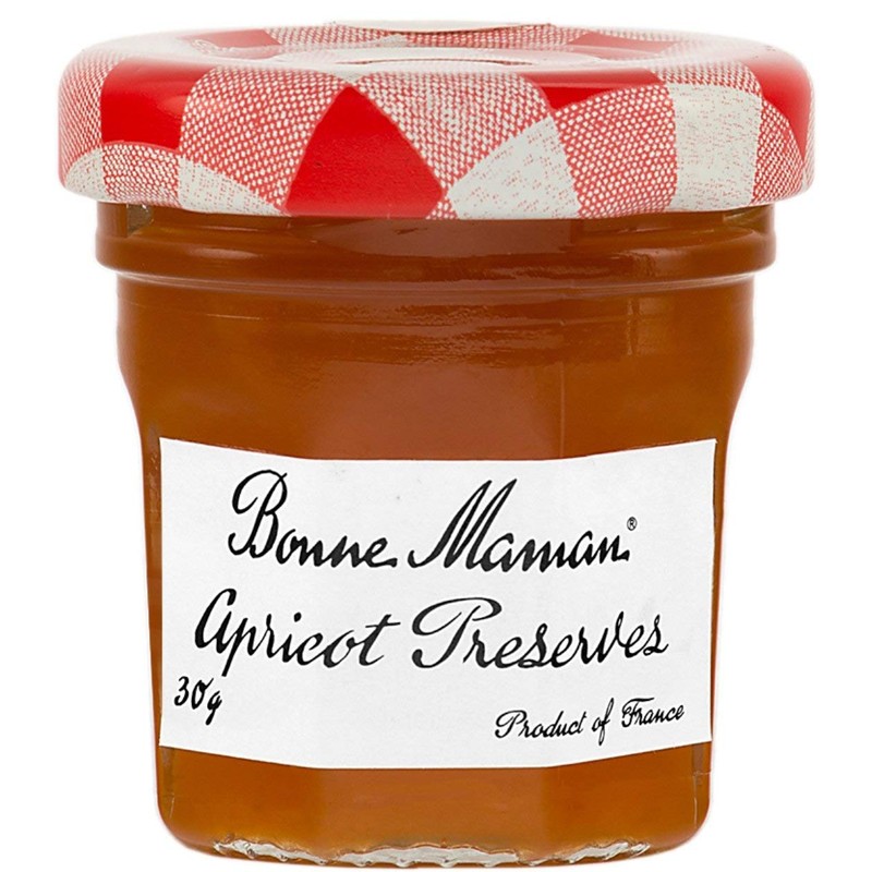 Bonne Maman Apricot Jam, 1.1 oz (30 g) x 3