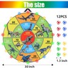 30 Inch LED Dart Board Kids Game,12PCS Sticky Balls,Indoor/Outdoor Sports