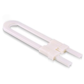 Perillas a prueba de bebé, 4pcs Gabinetes de seguridad para bebs Cerraduras en forma de U Cerraduras de plstico duraderas Cerradura deslizante para seguridad infantil Cerraduras armarios de puerta