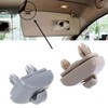 chenpaif 8U0857562 8E0857562 Plastic Grey Sun Visor Clip Hook Holder